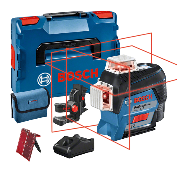 Линеен лазерен нивелир Bosch GLL 3-80 C + BM 1 + L-Boxx